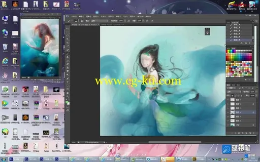 手绘古风人物实例训练视频教程的图片3