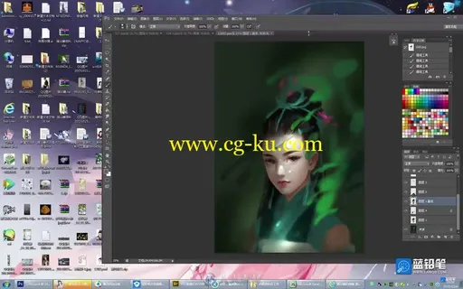 手绘古风人物实例训练视频教程的图片4