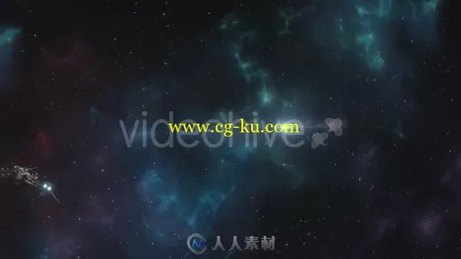 宇宙空间移动投射影像logo动画演绎AE模板的图片2