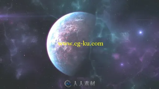 炫酷科幻外太空特效logo演绎AE模板的图片1