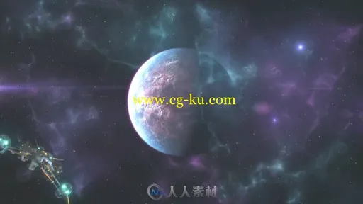 炫酷科幻外太空特效logo演绎AE模板的图片3