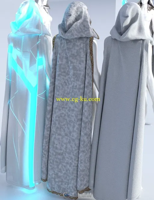 高雅华丽帅气斗篷披风3D模型合集的图片4