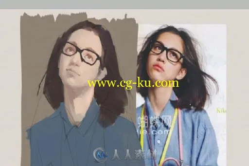 肖吉美少女ps插画实例训练视频教程的图片3