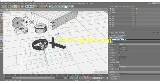 C4D写实渲染VRay渲染器实例视频教程的图片3