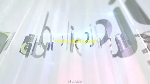 立体数码重组效果logo动画演绎AE模板的图片2