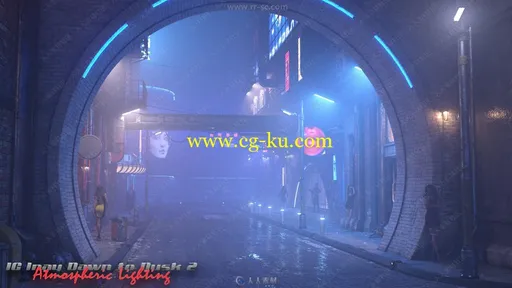 黎明到黄昏大气笼罩场景3D模型合集的图片11