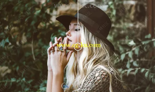 20组唯美人物肖像调色预设Lightroom预设的图片2