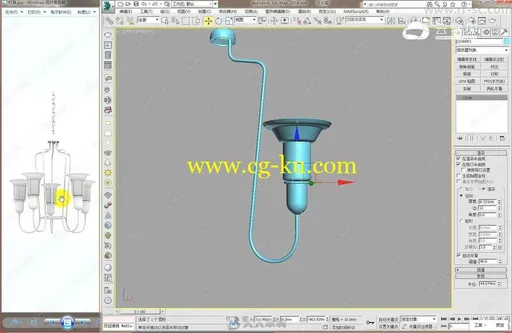 3DMAXloft吊灯建模视频教程的图片4