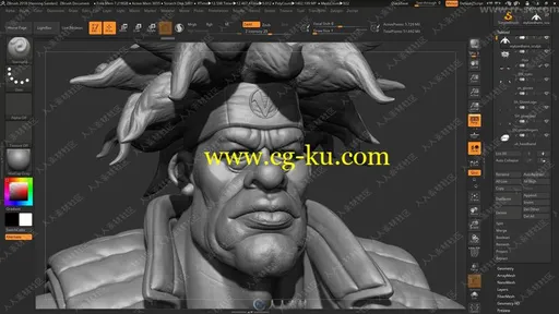 Zbrush高端游戏角色模型制作大师级训练视频教程的图片3