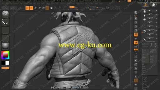 Zbrush高端游戏角色模型制作大师级训练视频教程的图片4