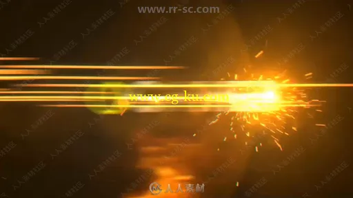 炫酷火焰燃烧火花喷射LOGO动画演绎AE模板合集的图片3