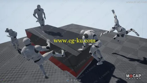 167组角色忍者格斗动作动画UE4游戏素材资源的图片2
