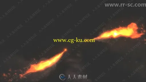 火焰碰撞爆炸特效Logo演绎动画AE模板的图片3