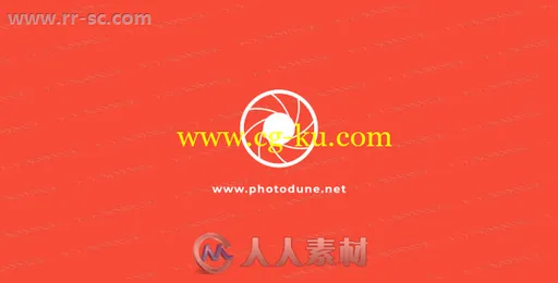 4组摄影师镜头图形变化logo动画演绎AE模板的图片1