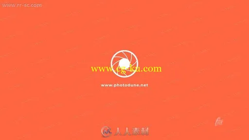 4组摄影师镜头图形变化logo动画演绎AE模板的图片3