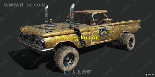 384组高精度经典汽车3D模型合集的图片12