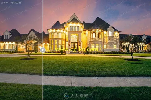 30个专业外景高端住宅明亮色调Lightroom预设的图片2