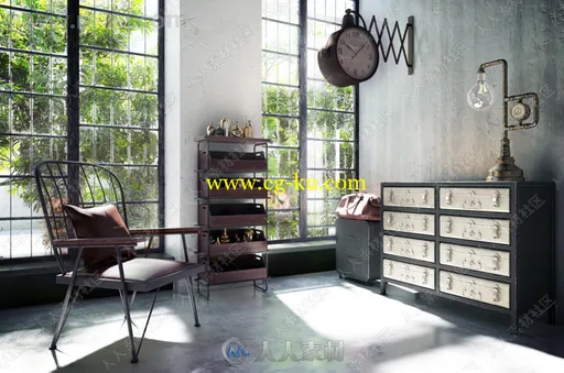 32组高精度室内家具办公建筑可视化3D模型合集 Evermotion Archmodels第199季的图片5