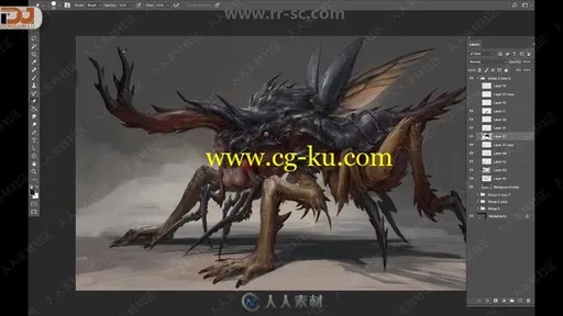 DongjunLu大神游戏原画设计第九季实例训练视频教程的图片4
