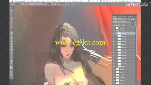 台湾画师Evanlee公开课插画视频教程的图片4