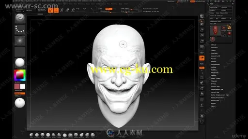Zbrush三维角色雕刻基础入门训练视频教程的图片4