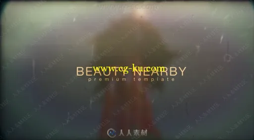 朦胧欢快背景标题动画AE模板合集的图片1