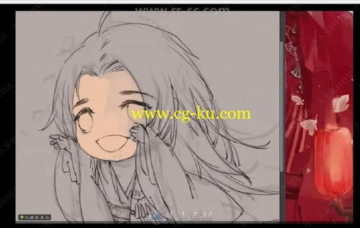 匪萌痕迹古风插画设计实例训练视频教程的图片2