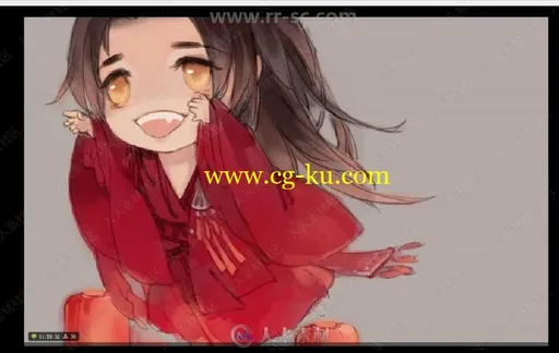 匪萌痕迹古风插画设计实例训练视频教程的图片3