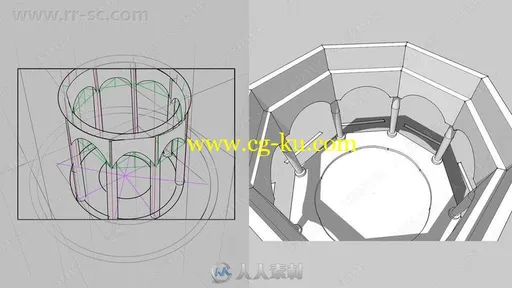 插画师从2D转3D工作流程视频教程第一季的图片2
