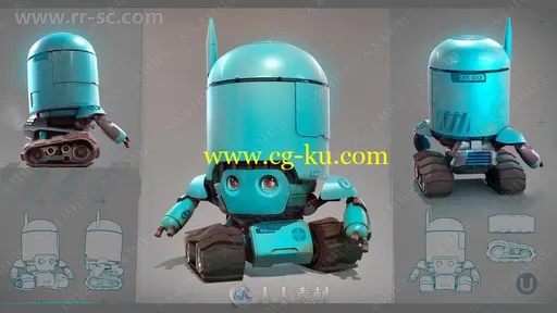 插画师从2D转3D工作流程视频教程第三季的图片2