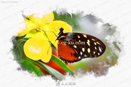 完美人物风景油画绘画效果艺术特效PS动作的图片2