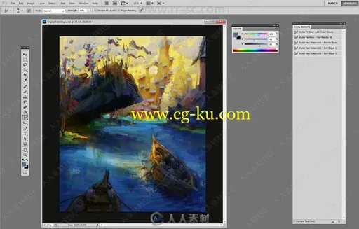 国外大师DigitalPainting水彩数字绘画第一季实例训练视频教程的图片2
