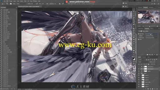 wlop画师四部新作品实例训练视频教程的图片2