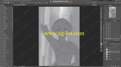 wlop画师四部新作品实例训练视频教程的图片3