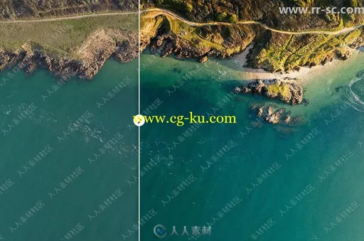 航空摄影风景调色预设Lightroom模板的图片2