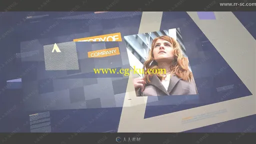 简约字母设计特效商务宣传片AE模板的图片1