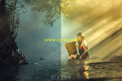 梦幻温暖太阳光照射风格调色预设Lightroom预设的图片1