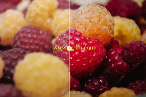 水果蔬菜灯光效果调色预设Lightroom预设的图片1