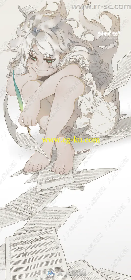 概念画师人物插画实例视频教程的图片3