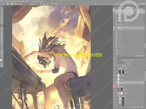 概念画师人物插画实例视频教程的图片5