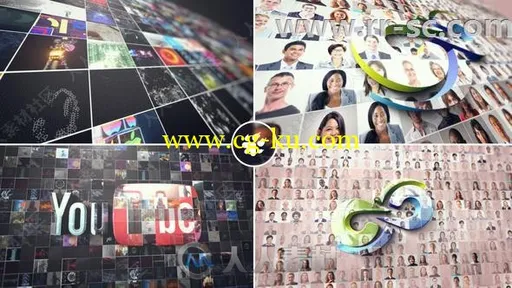 视频照片三维特效Logo演绎动画AE模板的图片1