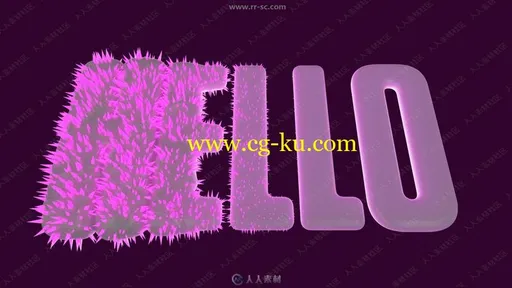 C4D超酷聚合消散艺术特效实例训练视频教程的图片3