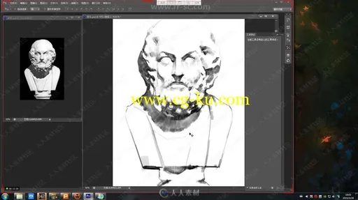 白鹿大师手绘板绘漫画厚涂实例训练视频教程的图片1
