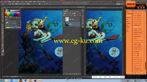 白鹿大师手绘板绘漫画厚涂实例训练视频教程的图片3