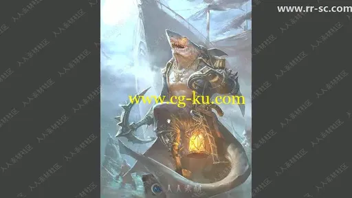 游戏怪物角色插画实例视频教程的图片2