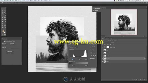 PS双重混合叠加艺术特效实例制作视频教程的图片3