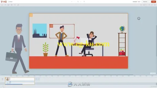Vyond Studio卡通动画技能训练视频教程的图片2