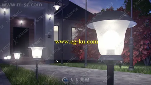 26组高精度经典室外场所灯具3D模型合集 CGAxis第94期的图片1