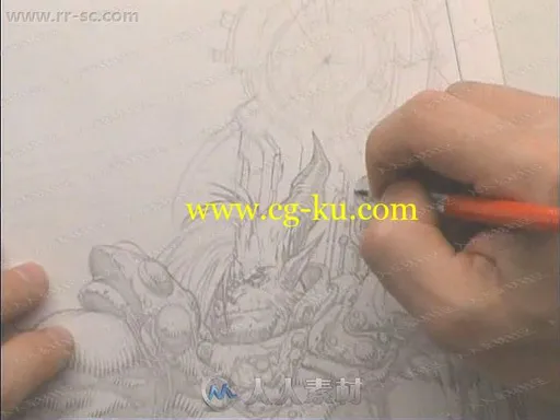 来自G社美式手绘动态上色漫画教学视频教程的图片2