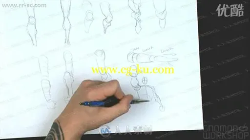 来自G社美式手绘动态上色漫画教学视频教程的图片3